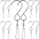 thumbnail image 1 of UPOUART 10Ud Colgantes Giratorios De Acero Inoxidable Para Macetas Y Adornos Decorativos, 1 of 8