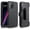 Black, variant on ThousandGear for Revvl 6X Pro 5G, Revvl 6 Pro 5G Phone Phone Holster Phone Case with Built-in Screen Protector Swivel Belt Clip Heavy Duty Full Body Protection Shockproof Kickstand Cover (Black)