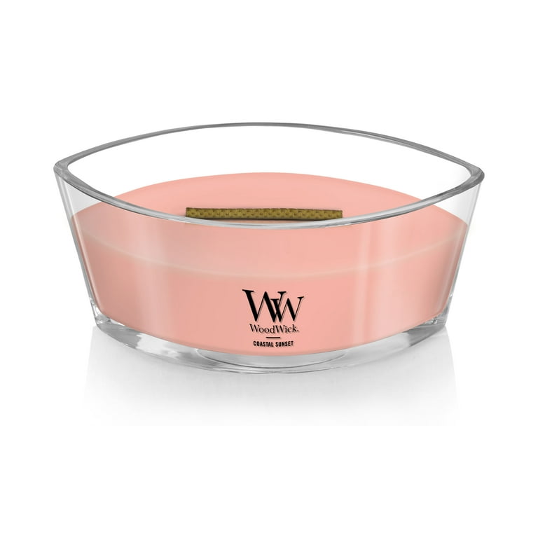 WoodWick Ellipse Scented Candle, Coastal Sunset, 16 oz