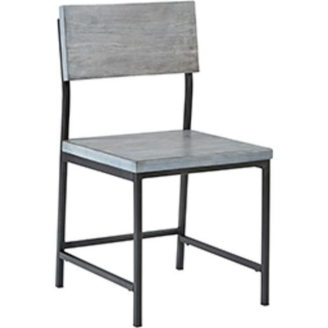 Progressive Furniture A103-41G Dining Room Wood & Metal Dining Chair, Gray