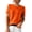 Orange, variant on Brondbend Tops for Women Trendy Women Shirts Casual Round Neck Short Sleeve Blouse Solid Comfy Stylish Loose Fit Club Tops Summer Fall Wear,Orange