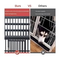 thumbnail image 5 of Aukfa 48 in Indestructible Dog Crate Heavy Duty Escape Proof Dog Cage Kennel w/ Lockable Wheels&Removable Tray, 5 of 9