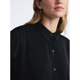 thumbnail image 5 of Scoop Women’s and Women’s Plus Relaxed Fit Button Front Shirt, Sizes XS-4X, 5 of 6