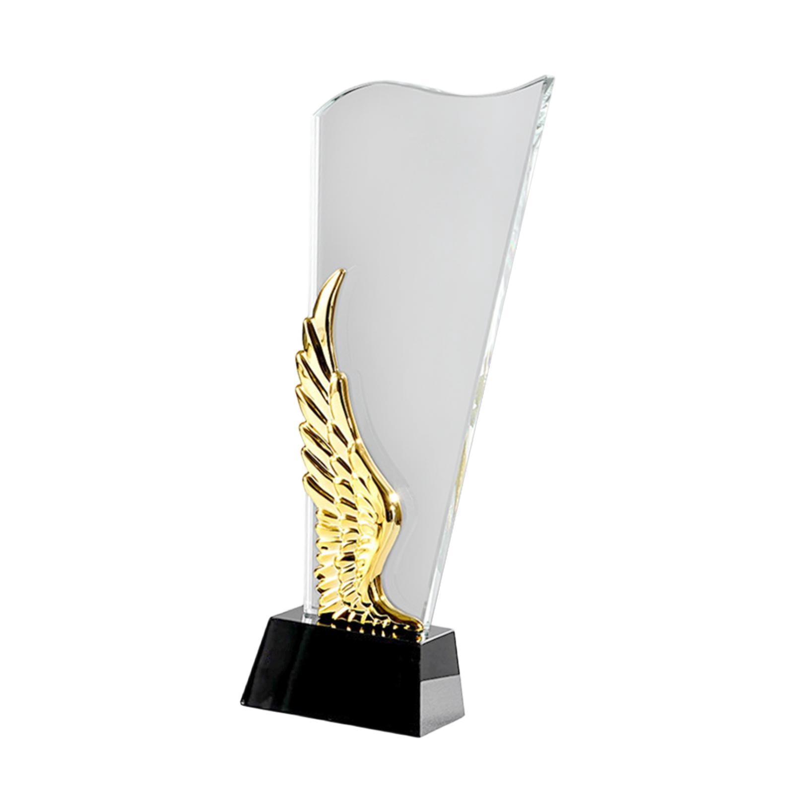 LeeQinersw Employee Appreciation Award Clear Glass Office for Coworker Thank You Trophy