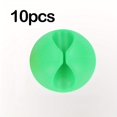 thumbnail image 1 of 1/2/3/5/10/20 Pcs Silicone Cable Organizer, Data Cable Storage And Finishing Buckle,, 1 of 5