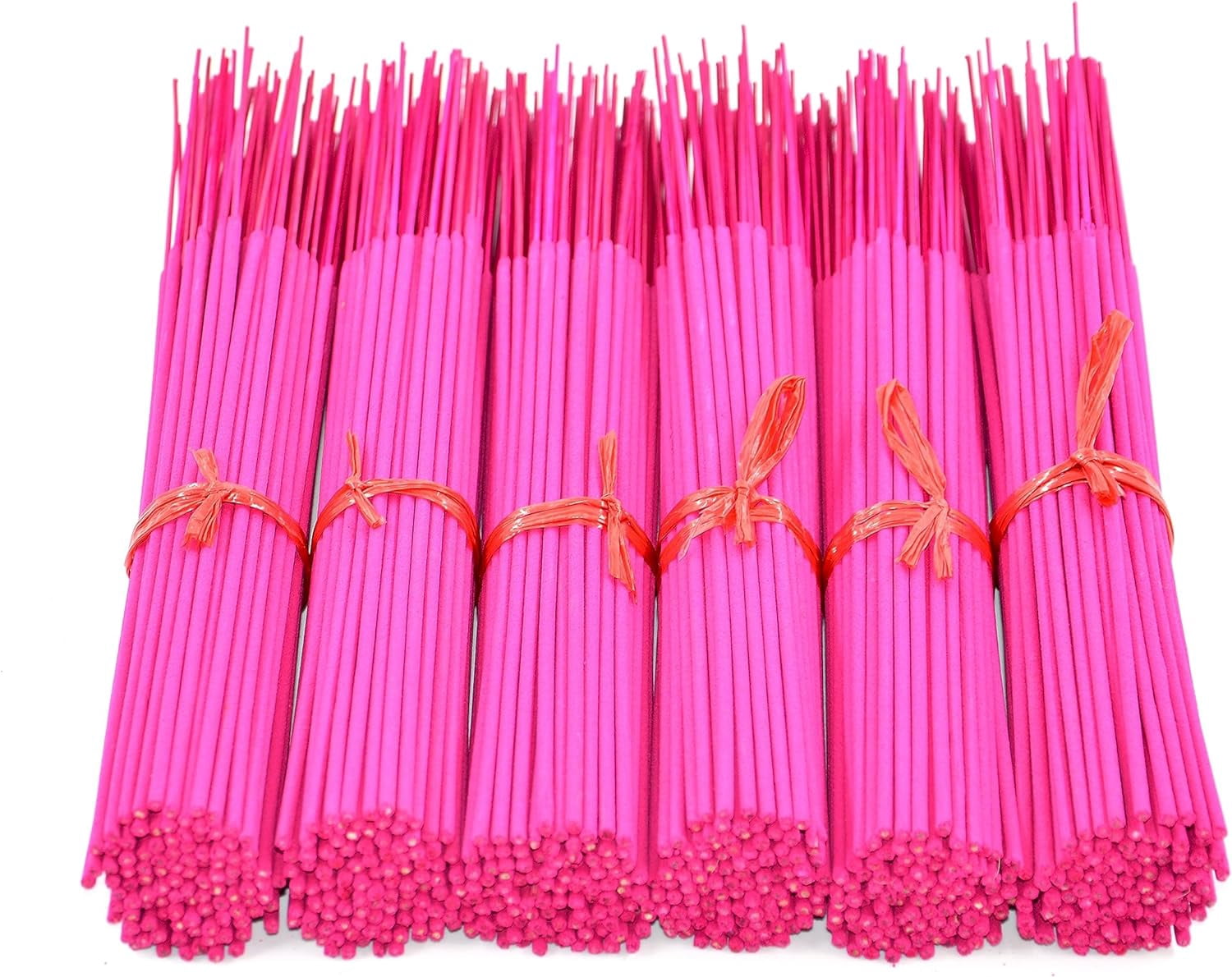 10000 Unscented (Pink) Incense Sticks 11" Bulk Wholesale - 100% Natural Joss and Bamboo Punk Blanks - Great for DIY Aromatherapy Incense Making.