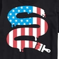 thumbnail image 3 of Instant Message - Paintbrush Painting American Flag - Men's Short Sleeve Graphic T-Shirt, 3 of 6
