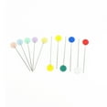 thumbnail image 2 of 100Pcs Plastic Flat Head Pins Straight Quilting Pins Mixed Color DIY Sewing Needles, 2 of 9