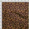 thumbnail image 3 of oneOone Viscose Chiffon Fabric Leaves & Floral Artistic Printed Craft Fabric BTY 42 Inch Wide, 3 of 4