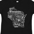 thumbnail image 4 of Inktastic Wisconsin State Word Salad Boys or Girls Toddler T-Shirt, 4 of 5