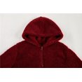 thumbnail image 4 of Niñas Fuzzy Fleece Pullover Hoodies Sudadera Casual Loose Outwear Coat con bolsillos 4-13 años Xemadio WMPH-1171-30, 4 of 8