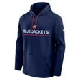 thumbnail image 2 of Men's Fanatics Navy Columbus Blue Jackets Authentic Pro Rink Hoodie, 2 of 6