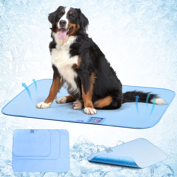 Quntis Dog Cooling Mat Sleeping Pad Breathable Dog Kennel Pad Washable
