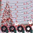 thumbnail image 1 of Luces navideñas DealBeta, paquete de 4, 16.4 pies, 50 LED, rojo y blanco, 1 of 7