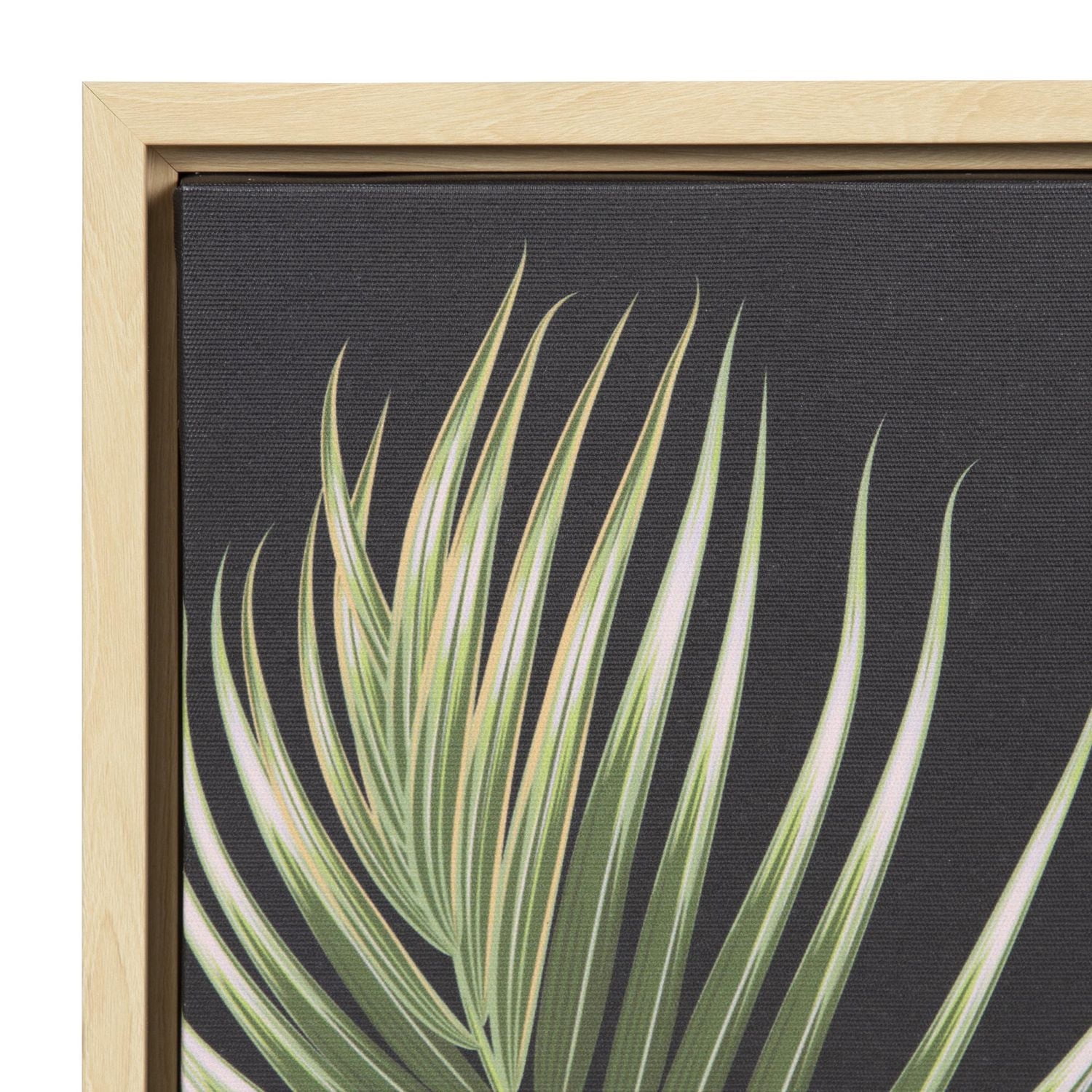 hometrends Palm 2 Framed Canvas Art