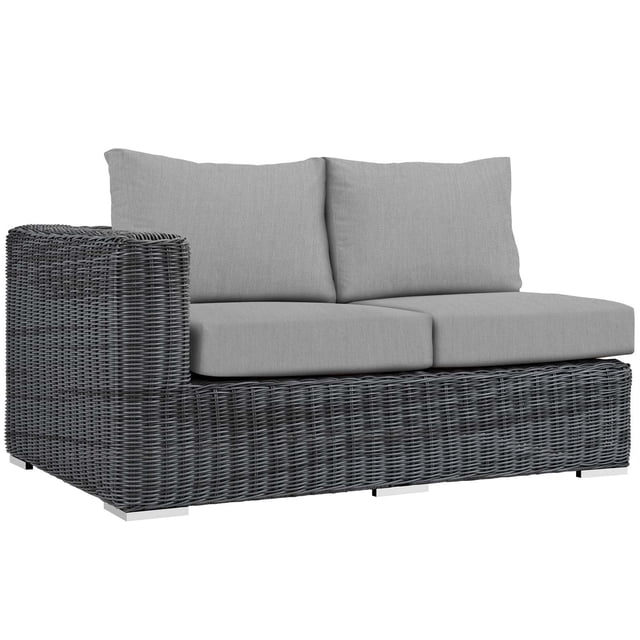 Modway Causeuse de Mobilier de Patio Extérieur, Gris