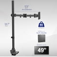 thumbnail image 4 of VIVO Single Ultrawide Monitor Extra Tall Desk Mount for Computer Screens to 49", 4 of 8