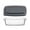 B, variant on 1.9 Qt Glass Loaf Pan with Airtight Leak-Proof Lid 10.6 x 5.5 x 3.15 Inch, Microwave Oven Safe Baking Dish with Easy Grip Handle, Versatile Meatloaf Bread Cake Pan for Kitchen, Bakeware