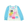thumbnail image 3 of Peppa Pig Girls Toddler Soft Polyester Long Sleeve Pajamas K204512PP, 3 of 9