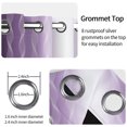 thumbnail image 4 of Ombre Purple Wave Curtains For Bedroom Living Room,2 Panels Set,96 Inch Length,Thermal Insulated Grommet Top Window Drapes, 4 of 8