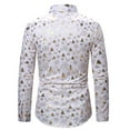 thumbnail image 3 of Lilgiuy T Shirts for Casual Buttons Beach Non-positioning Print Turn Down Short Sleeve Shirt Blouse for Outdoor Activities, 3 of 4