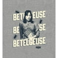 thumbnail image 2 of Beetlejuice Beetlejuice Astrid Betelgeuse Heather Gray Adult Crew Neck Long Sleeve Tee-Medium, 2 of 3