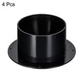 thumbnail image 3 of Uxcell 4 Inch Duct Connector Flange Exhaust Hose Flange ABS Round Air Duct for Heating Cooling Ventilation 4 Pack, 3 of 5