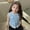 Blue, variant on Girls Top Spring/Summer Girls Bow Short Vest Style Baby Lace Lace Patchwork Sleeveless Top Trend