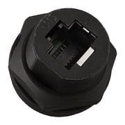 E13 Waterproof Connector Network Switch Coupler Threaded Pcb Female Socket Ip67