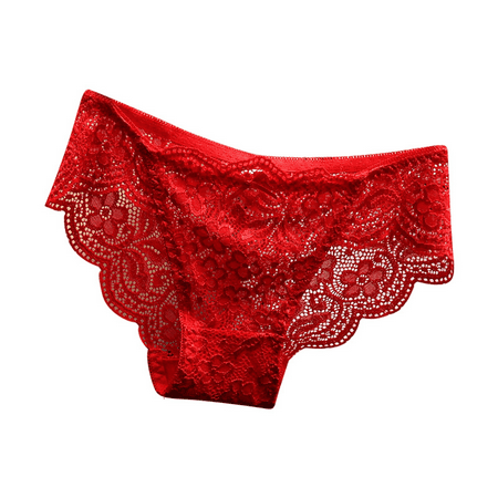 Fulorrnie Underwear for Women Breathable Hipster Comfort Seamless Panty Cheeky Bikini Elastic Waist Stretchable Panties RD1 L