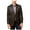 Brown - brown, variant on Marc New York Mens Herringbone Two Button Blazer Jacket, Brown, 44 Regular
