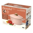 thumbnail image 2 of Beautiful 5 Quart Cast Iron Round Dutch Oven, Rose by Drew Barrymore, 2 of 12
