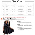 thumbnail image 2 of Bigersell Ladies New Summer Dresses Women's Summer Fashion Solid Short Sleeve V-neck Pullover Dress Boho Wedding Dress Women's Plus Cocktail Dresses, Style 3238, Khaki S, 2 of 7