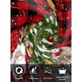 thumbnail image 7 of Red Plaid Christmas Cloth Napkins Set of 4 Reusable Dinner Napkins, Gnomes Xmas Tree Snowflake Winter Gifts Cocktail Napkin Washable Table Napkins for Wedding/Holiday Party/Baby Shower 20"x20", 7 of 7