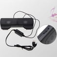 thumbnail image 4 of fastboy Portable USB Stereo Speaker Notebook Laptop Computer PC Screen Clip-on Music Player Black, 4 of 8