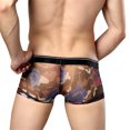 thumbnail image 3 of Calzoncillos de malla transparente para hombre CALIENTE Calzoncillos de flores rosas Ropa interior Pantalones cortos Troncos Sunnimix  Ropa interior para hombre, 3 of 7