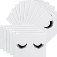 thumbnail image 1 of 100 Piezas de Bolsas de Cuidado Posterior de PestañAs Bolsas de Maquillaje de PestañAs Bolsa de CosméTicos de PestañAs VacíAs Estuches de Maquillaje de Viaje Blanco, 1 of 5
