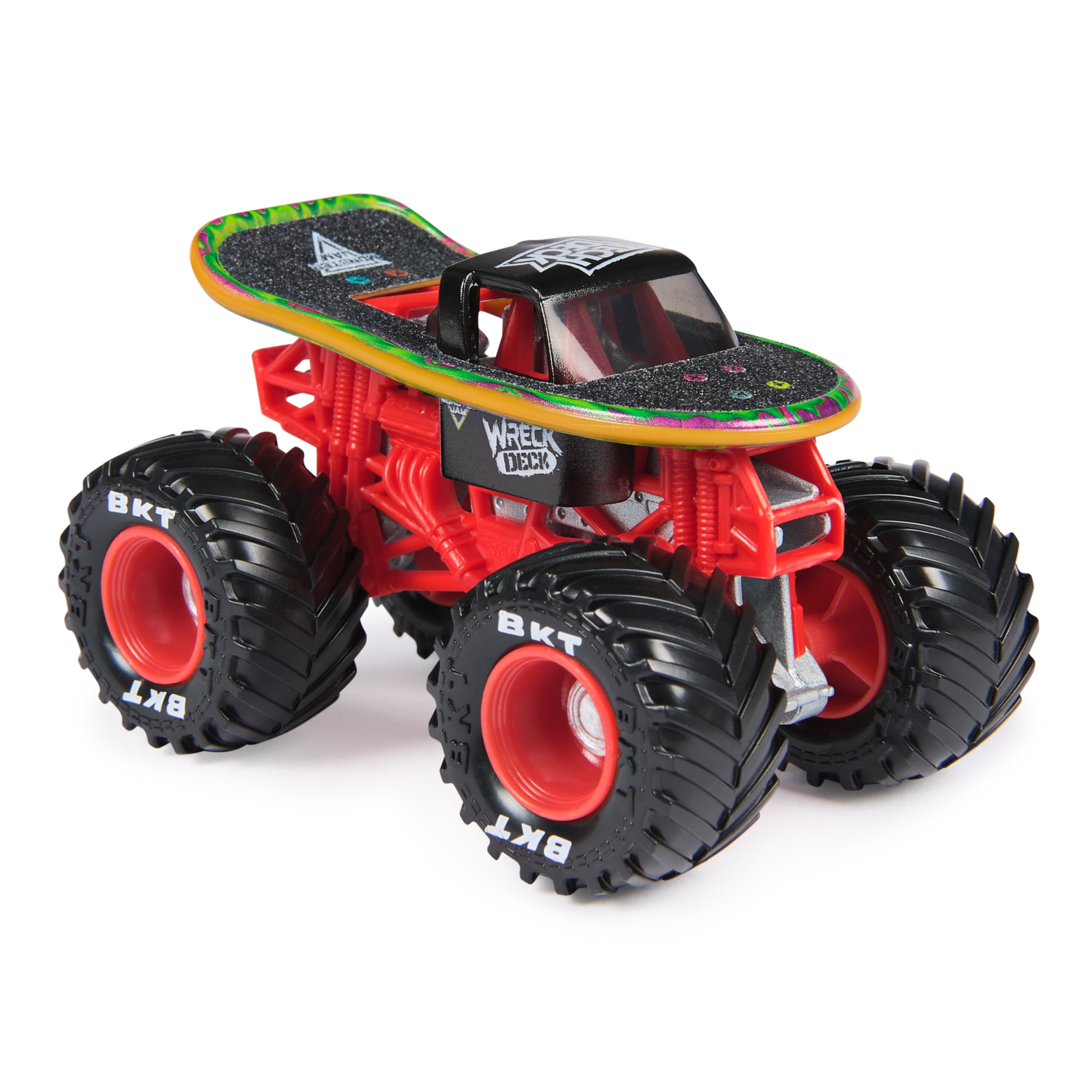 Monster Jam, Official Wreck Deck Monster Truck, Die-Cast Vehicle, 1:64 Scale, Kids Toys for Boys Ages 3 and up
