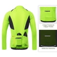 thumbnail image 4 of ARSUXEO - Camiseta de ciclismo para hombre, camiseta de ciclismo de carretera, manga larga, ropa deportiva para montaña, ropa deportiva para ciclismo, media cremallera, secado rápido, 6031, 4 of 5