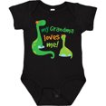 thumbnail image 3 of Inktastic Grandma Loves Me Grandchild Dinosaur Boys Baby Bodysuit, 3 of 5