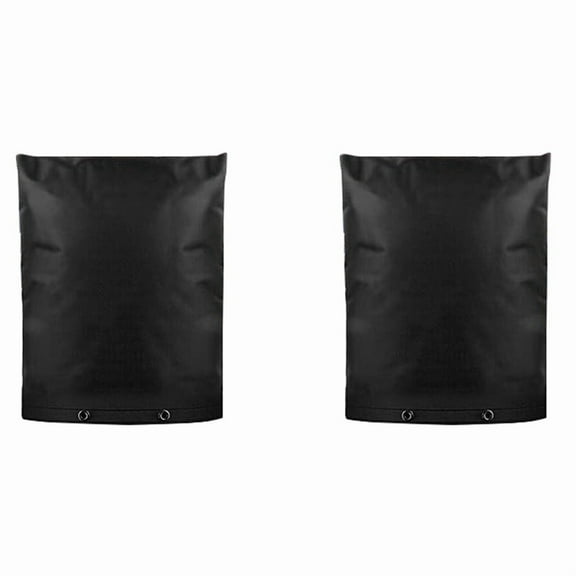 2X Sprinkler Valve Covers for Outside, Pipe Insulation Irrigation Sprinkler Cover Freeze Protection, Small A,2 x insulation cover,Black