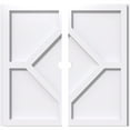 thumbnail image 1 of 18"OD x 1"ID x 6 1/4"C x 1"P Embry Architectural Grade PVC Contemporary Ceiling Medallion, Two Piece, 1 of 4