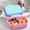 C, variant on HOARBOEG Leak Proof Bento Box with Compartments, Built-in Fork & Spoon - 3 Tier Lunch Container for Adults Teens, Microwave Safe Plastic Lunch Box for Office, Picnic