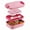 Pink, variant on ASTOTSELL PP Leak-Proof, BPA-Free, Dishwasher/Microwave Safe, Stackable Bento Boxes, for Adults & Teens - Blue