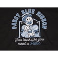 thumbnail image 2 of Pabst Blue Ribbon You Look Like You Need Bartender Men's Black Graphic Hoodie-XL, 2 of 3