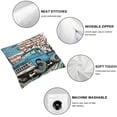 thumbnail image 4 of TIAOTIAOHOU Pillow Trucks Pattern Pillow Case Protector with Hidden Zipper Colorful Vehicle Ultra Soft Pillowcase for Home Bedding,2 Pcs, 4 of 6