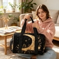 thumbnail image 5 of Travel Duffle Bag, Boho Waterproof Weekender Carry On Tote Bags for Women Men, Lightweight Sport Gym Dance Overnight Weekender Luggage Hospital Bag, 5 of 5