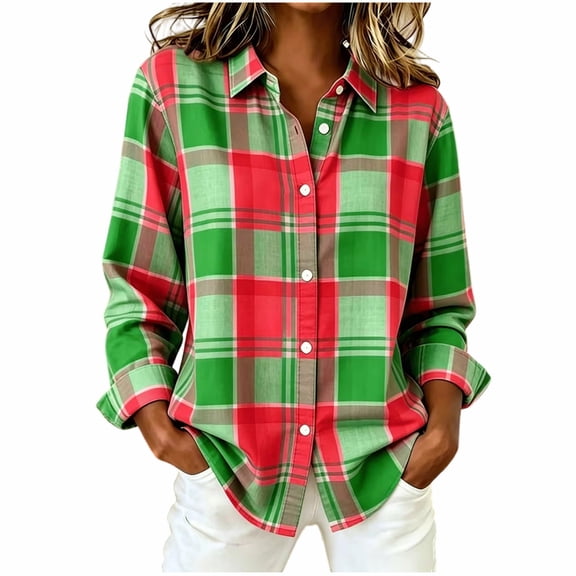 Cmfcve Womens Cotton Linen Button Down Shirts Fashion Casual Long Sleeve Tunic Shirts