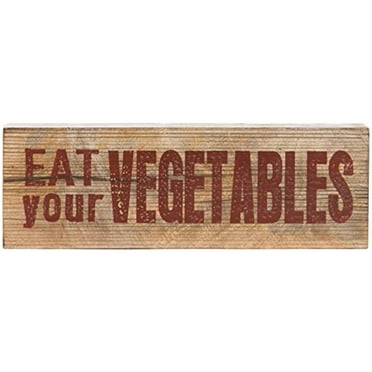 Heritage Lace FH-027 3 x 9 in. Farmhouse Vegetables Wood Sign