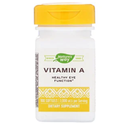 Nature's Way, Vitamin A, 3,000 mcg, 100 Softgels
